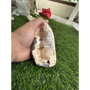 Natural Scolecite with Yellow Stilbite on Mordenite <b>Crystal</b> <b>Cluster</b> Mineral Specimen for Decor and Collection - Product Image 2