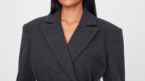 Women Long <b>Wool</b> Blend <b>Coat</b> <b>Belted</b> Waist Lapel Collar Full Length Warm Casual Outerwear Fashion Overcoat - Product Image 4