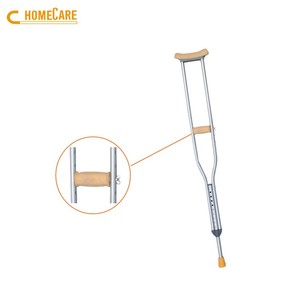 Béquilles antidérapantes en aluminium pour aisselles Béquilles à aisselles réglables pour personnes handicapées (S) - Product Image 3