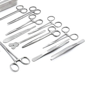Ensemble d'instruments de chirurgie mineure, kit complet d'instruments chirurgicaux en acier inoxydable pour la chirurgie générale, traitement médical, hôpital - Product Image 2