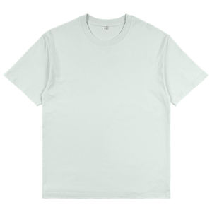 T-shirt en coton uni pour homme, tissu respirant et doux, manches courtes, col rond, décontracté, pour usage quotidien, idéal pour impression en gros - Product Image 1