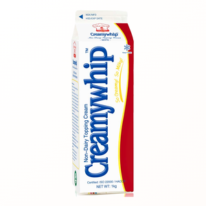 Meilleure Crème Non Laitière en Gros pour Boulangerie, Crème de Finition Non Laitière Blanche Creamywhip 1KG, Service HALAL OEM/ODM Mondial - Product Image 1