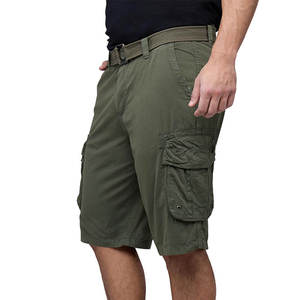 High Waist Plain <b>Cargo</b> Shorts With 6 Pocket Zipper Style <b>Work</b> Wear Summer Sexy Fit Swimming Beach <b>Cargo</b> Shorts Men - Product Image 5