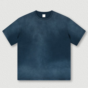T-shirt graphique personnalisé pour homme, col rond, 100 % coton, délavé à l'acide, coupe courte et ample, multicolore, pour l'extérieur, tissu 260 grammes - Product Image 2