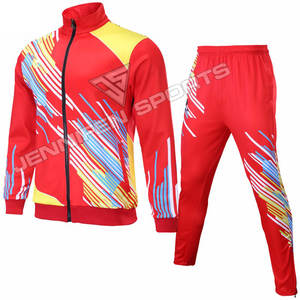 Ensemble de survêtement de sport pour homme, personnalisé OEM, vente en gros, en polyester, imprimé par sublimation, coupe oversize et ample, avec sweat à capuche et pantalon de jogging - Product Image 1