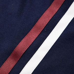 เสื้อเชิ้ตแขนสั้นผู้ชาย สีพื้น พิมพ์ลายดิจิทัล ผ้าถัก คอปก ปกติ ทรงลำลอง สีขาว ระบายอากาศได้ดี ผ้าปิเก้ - Product Image 6