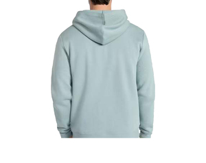 Sudadera con Capucha para Hombre, Color Sólido, Informal, para Otoño, Azul Claro, Manga Larga, 100% Algodón, Felpa, Venta al Por Mayor - Product Image 2