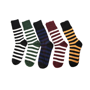 Luxury Comfortable Men's Casual <b>Socks</b> Breathable Long Stocking with Regular Style for Winter Logo on Bottom - Product Image 1