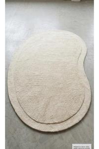Alfombra de Lana Hecha a Mano con Base de Algodón Antideslizante, Diseño Geométrico Moderno para Hotel, Hogar y Oficina, Tamaño Personalizado - Product Image 5