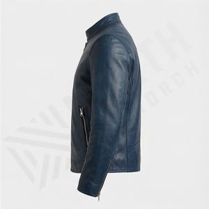 Chaqueta de Motociclista de Cuero Genuino para Hombre de la Mejor Calidad, Nueva Colección de Invierno, Chaquetas de Motocicleta con Protecciones Desmontables Personalizadas - Product Image 3