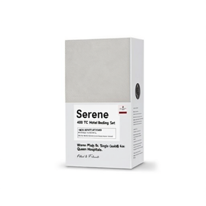 Serene 400 TC Hotel Bedding Set Quality Cotton King 108x108 Inch <b>Bed</b> <b>Sheet</b> Woven Plain for <b>Single</b> Double Twin Queen Hospitals - Product Image 2