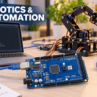 Carte de développement améliorée MEGA2560 R3 avec câble de données USB, 54 ports numériques et 16 entrées analogiques pour la robotique