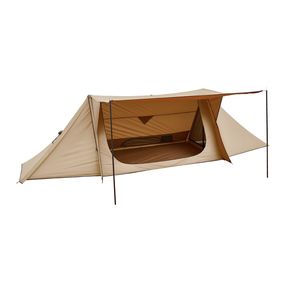 Tenda da Campeggio Leggera per 4 Persone con Foro per Stufa, 2 Pali per Telo, Impermeabile, Riparo Invernale Portatile per Avventure Bushcraft - Product Image 1
