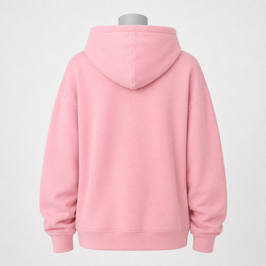 Sudadera con Capucha Extra Grande para Mujer, de Alta Calidad, Color Sólido, Hombros Caídos, Manga Larga, Tejida en Algodón, Fabricante - Product Image 3