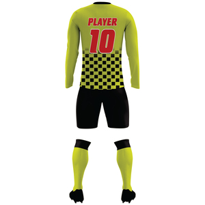 Tenue de football respirante 100 % polyester à transfert thermique haute performance pour équipes adultes et professionnelles - Product Image 2