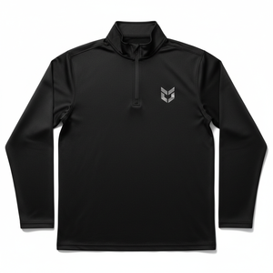 Camiseta de Manga Larga con Cierre de Cremallera 1/4 para Hombre, Personalizada, de Alta Calidad, Ajustada, Transpirable y Ecológica, 2024 - Product Image 5