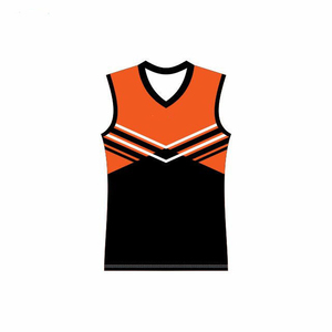 Fournisseur d'uniformes de cheerleading OEM pour femmes, ensemble haut et jupe personnalisés, vêtements de compétition d'équipe - Product Image 6