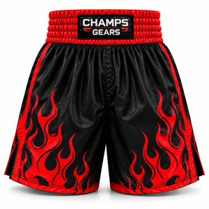 Custom Logo Boxing <b>Shorts</b> Men’s Satin Muay Thai <b>Kickboxing</b> Fight Trunks Wholesale Manufacturer - Product Image 2