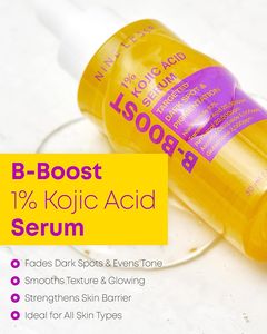 Suero NINELES B-Boost con 1% de Ácido Kójico 30ml, Suero Coreano para el Cuidado de la Piel, Esencia para Manchas Oscuras - Product Image 3
