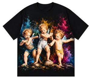 เสื้อยืดพิมพ์ลาย DTG สไตล์วินเทจใหม่ล่าสุด เสื้อผ้าสตรีทแวร์ แขนสั้น ผ้าคอตตอนเจอร์ซีย์ สำหรับใส่ได้ทั้งชายและหญิง สวมใส่สบาย - Product Image 1