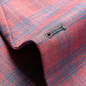 Traje de Hombre de Dos Piezas con Solapa Puntiaguda y Doble Abotonadura, Estilo Patchwork, Ajuste Slim, Ideal para Bodas y Eventos Formales - Blazer y Pantalón - Product Image 5