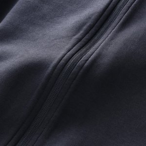 Sweat à capuche numérique uni à fermeture éclair intégrale, coupe classique, 80 % coton 20 % polyester, avec logo brodé, pour poignets et ourlet côtelés en maille, vêtements de sport de golf - Product Image 4