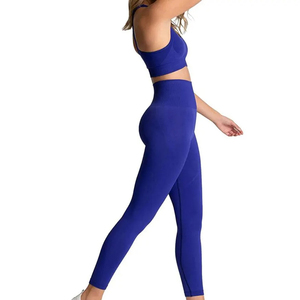 Nuevo Conjunto de Yoga para Mujer, Fabricación Profesional a Precio Razonable, Bra y Leggings con Cintura Elástica, Conjunto de 2 Piezas - Product Image 6