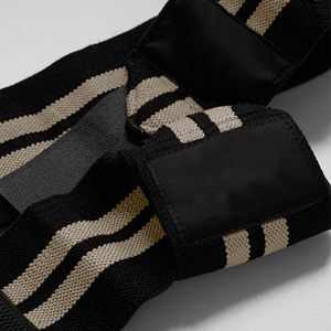 Bandes de poignet élastiques respirantes de haute qualité avec boucles pour le pouce, pour la musculation et l'haltérophilie, en polyester et coton, sangle de gym - Product Image 3