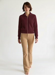 Suéter Cárdigan de Invierno Personalizable OEM ODM para Mujer, Suéter de Moda, Jacquard Afelpado, Mangas Largas, Tejido Cálido, Informal, Cuello en V, Nailon - Product Image 5