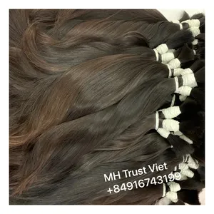 Natural Human Vietnamese Hair For Bleaching Color #613 #60 - MH Hair Best- Price Bulk Hair Wholesale Factory