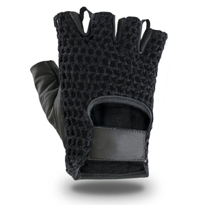 Guantes sin dedos de cuero de cabra al por mayor, transpirables, para silla de ruedas, gimnasio, deportes, seguridad industrial, resistentes al calor, para exteriores - Product Image 2