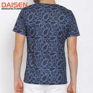 เสื้อยืดผู้ชายผ้าฝ้าย 100% ดีไซน์เรียบง่าย แขนสั้น คอกลม แฟชั่น ขายส่งจำนวนมาก รับผลิตแบบ OEM ODM สกรีนโลโก้ตามสั่ง - Product Image 5