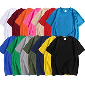 เสื้อยืดผู้ชายทรงโอเวอร์ไซส์สไตล์วินเทจ คุณภาพสูง ผ้าฝ้าย 100% ทรงบ็อกซี่ ไหล่ตก ใส่ได้ทั้งชายและหญิง หลายสี - Product Image 6