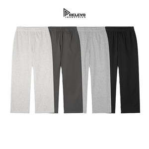 กางเกงวอร์มเทอร์รี่ผ้าฝ้าย 100% เนื้อหนา – กางเกงขากว้างป้องกันการเป็นขุยพร้อมเอวยางยืด รับผลิตตามแบบ OEM - Product Image 6