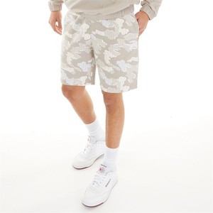 <b>Men's</b> Mid Waist <b>Camo</b> Graphic Print Front Logo Workout Cargo Athletic Casual Cool Basketball Drawstring French Terry <b>Shorts</b> - Product Image 4