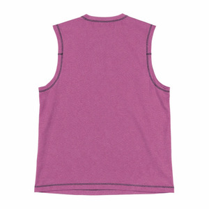 Camiseta sin mangas transpirable para hombre, 100% poliéster, de secado rápido, ropa deportiva de verano, chaleco de fitness sin mangas, logotipo personalizado OEM - Product Image 5