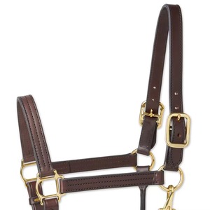 2026 Indian Leather Horse Polo <b>Halter</b> with Braided Design Durable Emboss Logo Customizable Size & Color Wholesale Cheap Price - Product Image 4