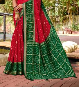 Shangrila Prints lance une collection de saris en tissu de soie ambrée pour les occasions spéciales - Product Image 6