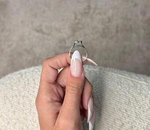 Luxury cushion cut halo <b>diamond</b> engagement <b>ring</b> with brilliant accent halo elegant bridal anniversary fine jewelry collection - Product Image 6