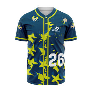 Wholesale Cheap Price Breathable Quick Dry Unisex Baseball Wear Adults Team Baseball Jersey Softball Club Training Jersey - Product Image 1