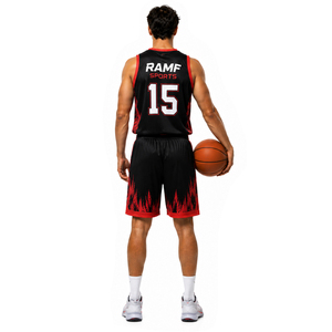 Uniforme de Baloncesto Ligero de Primera Calidad, Secado Rápido, Mejor Precio, Impresión de Logotipo Personalizada, Uniforme de Baloncesto Sublimado - Product Image 3