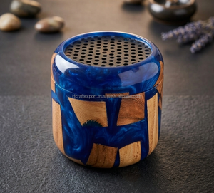 Ensemble d'encensoirs en bois et résine faits à la main |   Brûleur à Bakhoor en bois de luxe, diffuseur d'arômes au charbon de bois pour la décoration et la parfumerie de la maison - Product Image 1