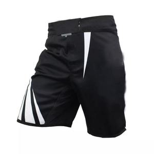 Pantalones cortos de gimnasio con estampado personalizado para hombre, Bóxer MMA y pantalones cortos de lucha BJJ con abertura lateral para adultos, técnicas lavadas - Product Image 6