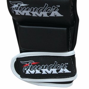 Lightweight Boxing MMA Grappling Half-Finger Leather <b>Gloves</b> Punching Training Equipment <b>Moisture</b> Wicking Waterproof Custom Logo - Product Image 4