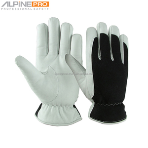 High Quality Anti-Impact <b>Driver</b> Leather Safety <b>Gloves</b> OEM Factory Wholesale Worker <b>Gloves</b> Alpine Industries AG-30232 Anti-Slip - Product Image 3