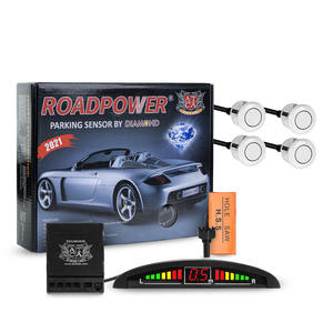 เซ็นเซอร์จอดรถโรดพาวเวอร์ ไดมอนด์ 4 ชิ้น พร้อมจอแสดงผล LED ระยะ 0.3–1.5 ม., DC 10–14.7V และระบบแจ้งเตือนด้วยเสียงเพื่อความปลอดภัย - Product Image 1