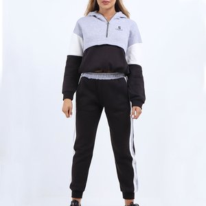 Conjunto Deportivo de Mujer, Talla Grande, Sudadera Holgada de Algodón, Pantalones de Manga Larga, Ropa Casual de Invierno 2026 - Product Image 1