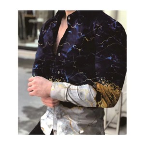 เสื้อเชิ้ตผู้ชายแขนยาวสไตล์วินเทจเรโทรลายพิมพ์ดอกไม้ทั้งตัวแบบซับลิเมชั่น ไซส์ 3XL รุ่นใหม่ล่าสุด - Product Image 5