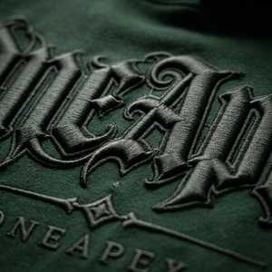 Sudadera con Capucha OneApex para Hombre, Verde, con Estampado en Relieve, Estilo Oversize, de Algodón Grueso, Informal - Product Image 6