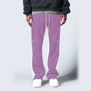 2025 Designer Custom Men's High Quality Gallery Casual Flared <b>Jogger</b> Pants Elastic Waistband <b>Stacked</b> Sweatpants for Men - Product Image 5